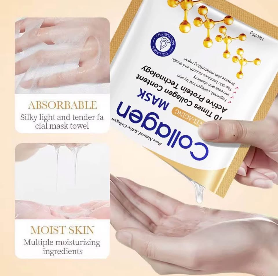 Redonnez vie à votre peau avec le Masque Collagène Anti-Âge
