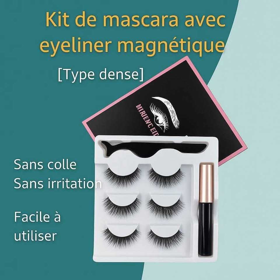 Des Cils Magnétiques Réutilisables